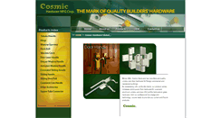 Desktop Screenshot of cosmichardware.com.tw